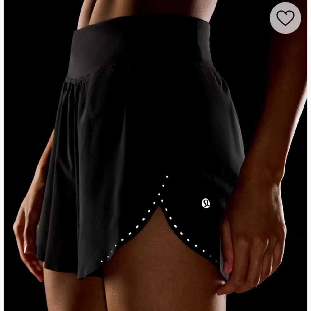 Lululemon Fast and Free Reflective High Rise 3” Shorts